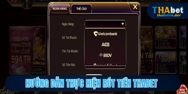 Rút Tiền THABET - Thực Hiện Đơn Giản Để Nhận Thưởng Cược 3 Dễ dàng thực hiện để được nhận thưởng sau mỗi lần rút